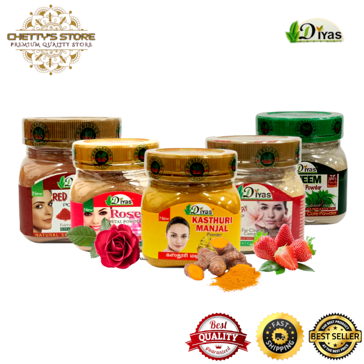 DIYA'S HERBAL FACE/HAIR CARE POWDERS (100G) | Shopee Malaysia