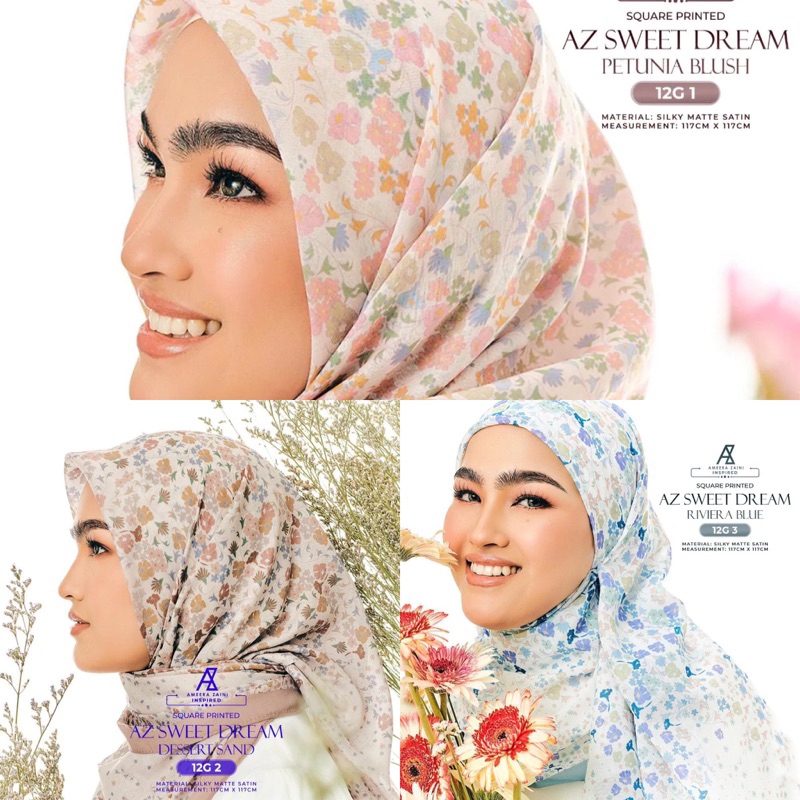 1/3 🔥READY STOCK🔥 Ameera Zaini Collection - Premium Quality Inspired ...