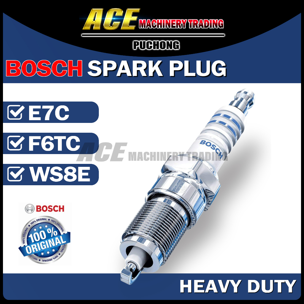 BOSCH Spark Plug Mesin Rumbut Chain Saw Engine Genset Brush Cutter