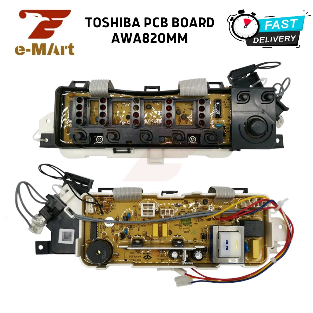 Toshiba PCB Board AWA820MM for Washing Machine [Ready Stock] | Shopee ...