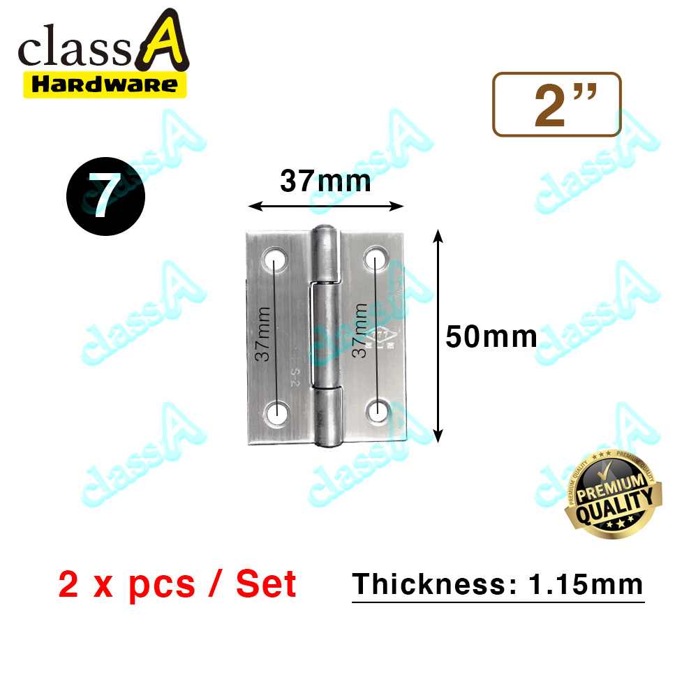 ClassAHW Stainless Steel Wood Plastic Heavy Duty Door Hinge Ensel Pintu ...