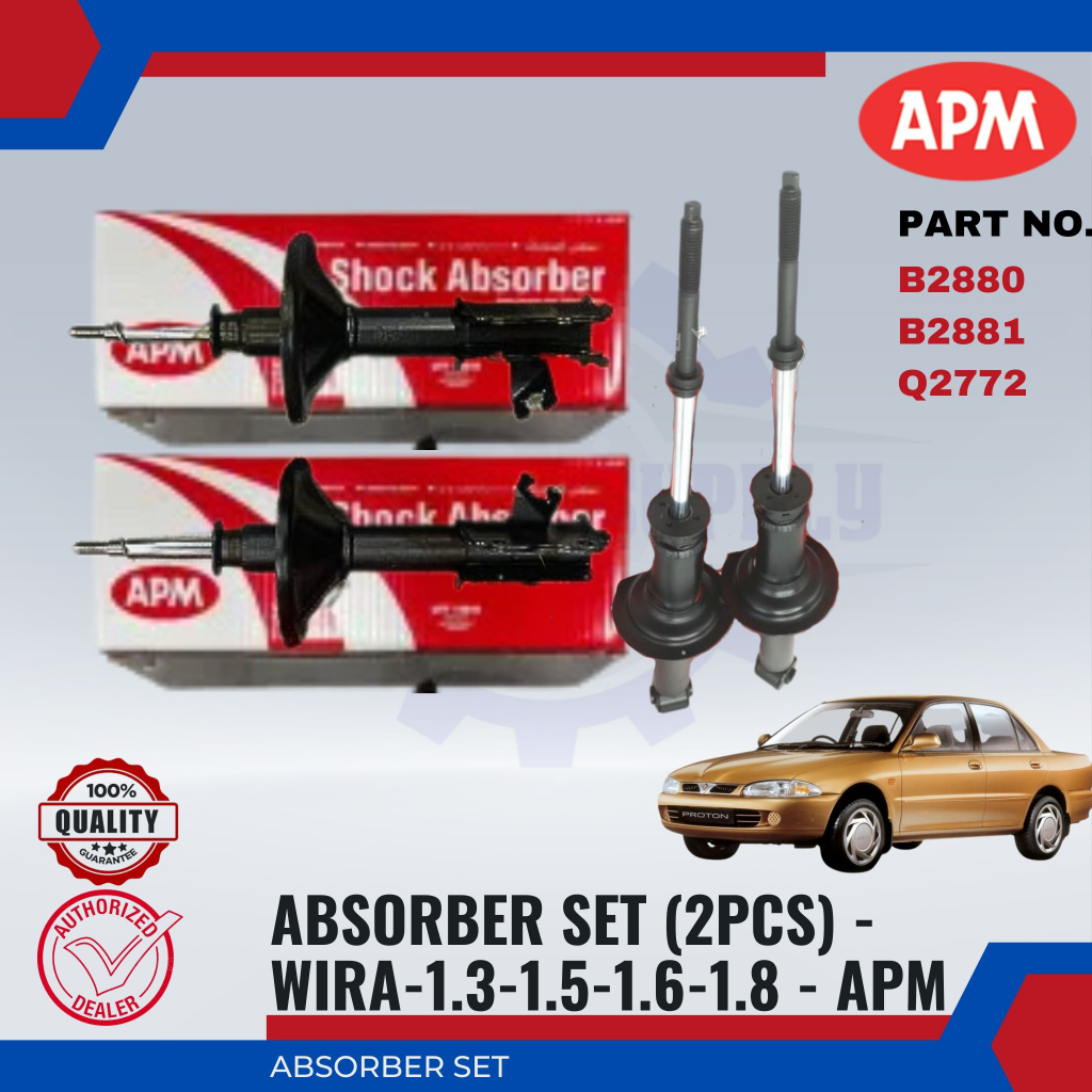 Absorber Set Proton Wira 1.3cc.1.5cc.1.6cc 1.8cc APM Front B2880