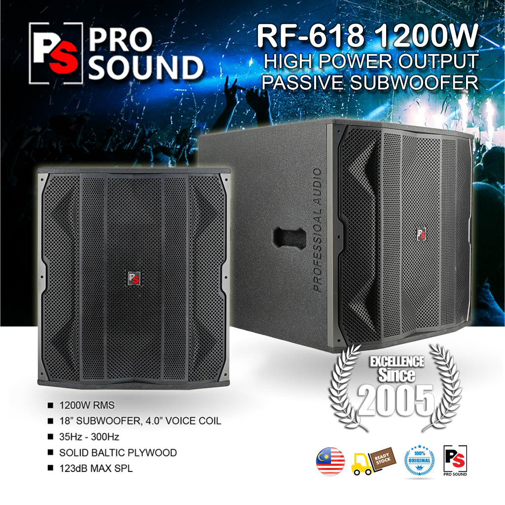 ( SEBIJI ) PS Pro Sound RF-618 18