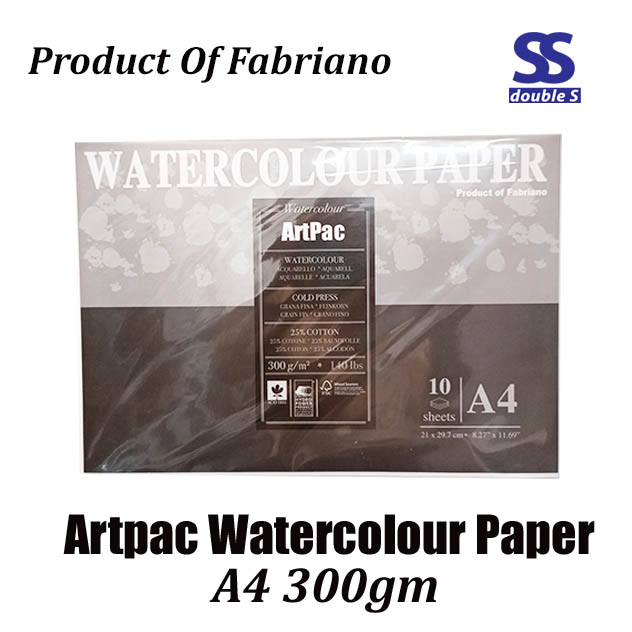 Artpac Water Colour Paper 300g A3/A4-Product of Fabriano | Shopee Malaysia