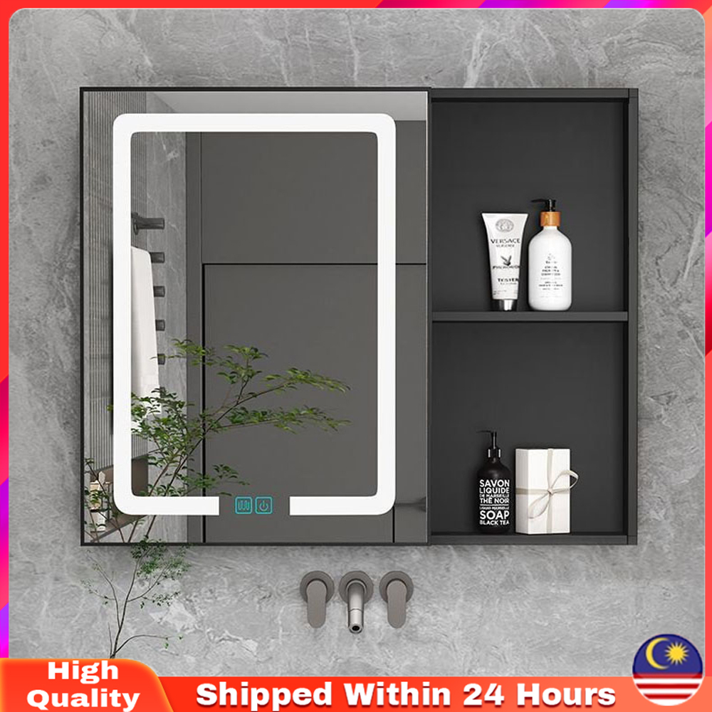 🔥HOT🔥Aluminium Bathroom with Mirror Large Storage Mirror