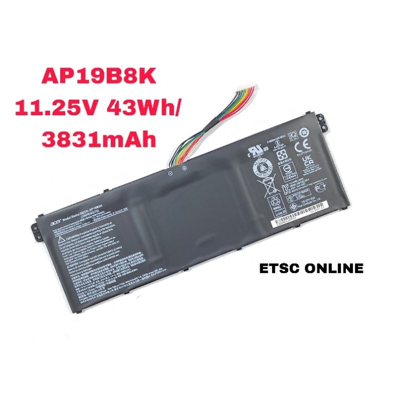 AP19B8K Laptop-Akku für Acer Aspire 3 A314 A315-58 A317
