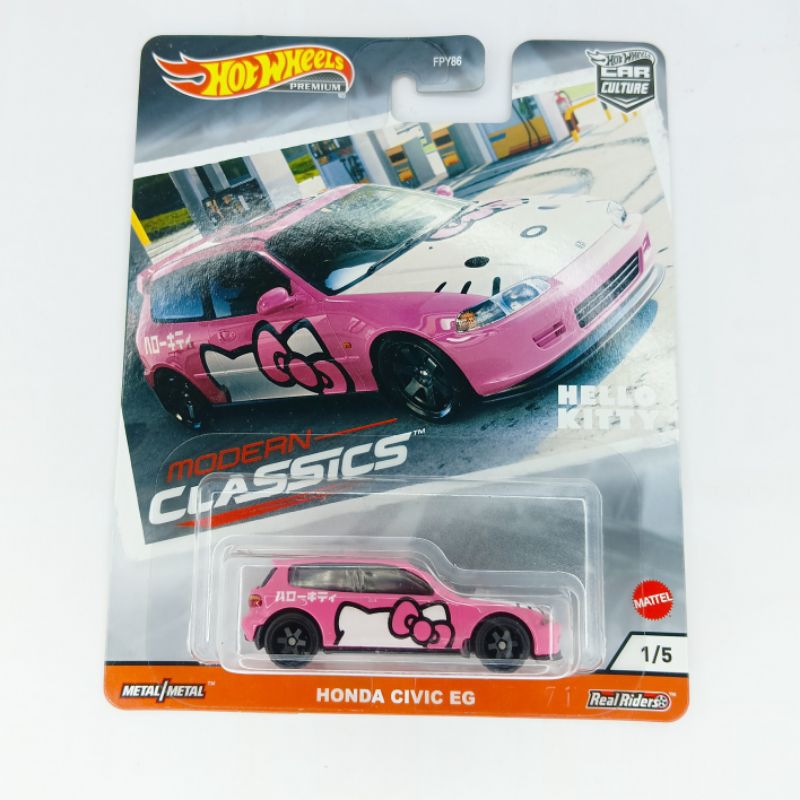 Hot Wheels Honda Civic EG Hello Kitty Shopee Malaysia