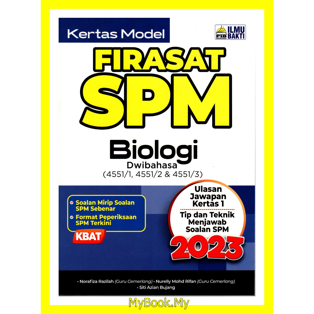 Baru Myb Buku Latihan Firasat Spm Kertas Model Spm Biology Biologi Dwibahasa Ilmu Bakti