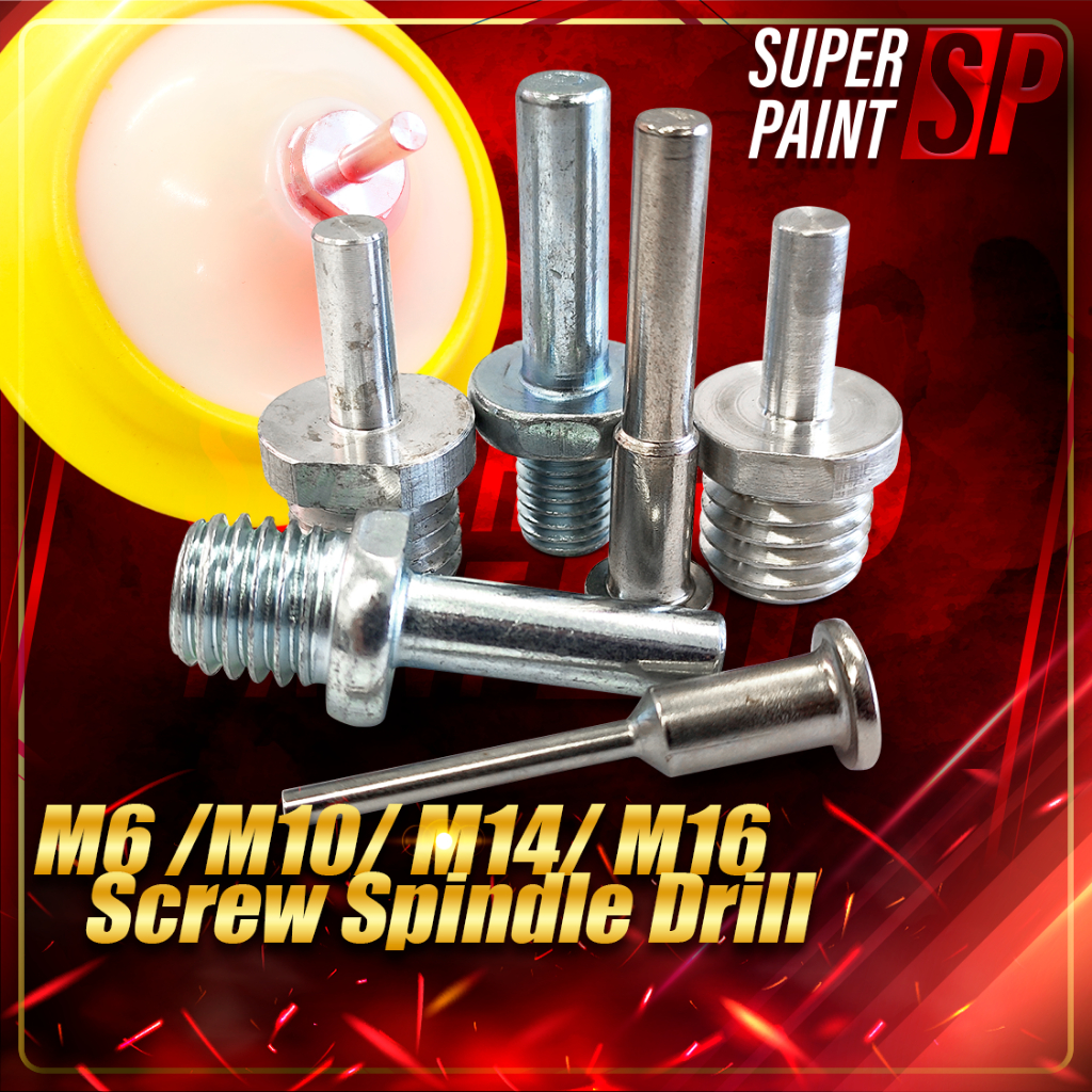 [ Adaptor Pad Polishing M6 M10 M14 M16] Drill Connection Rod for Hook ...