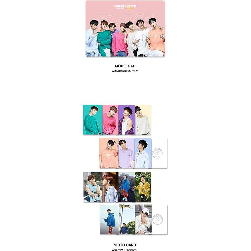 iKON Summertime SEASON3 in Hawaii Photocard | Shopee Malaysia