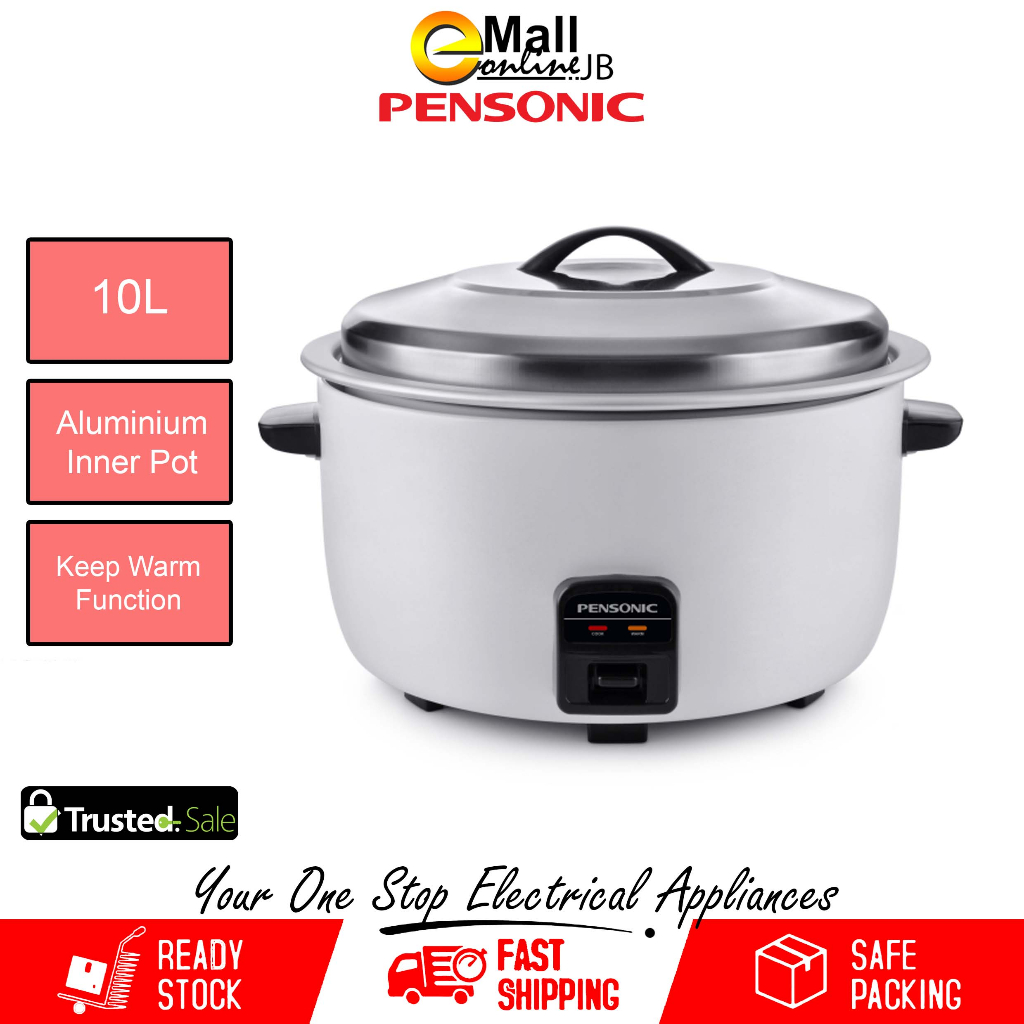 Pensonic Commercial BIG 10 Liter Electric Rice Cooker PRC-1000 With ...