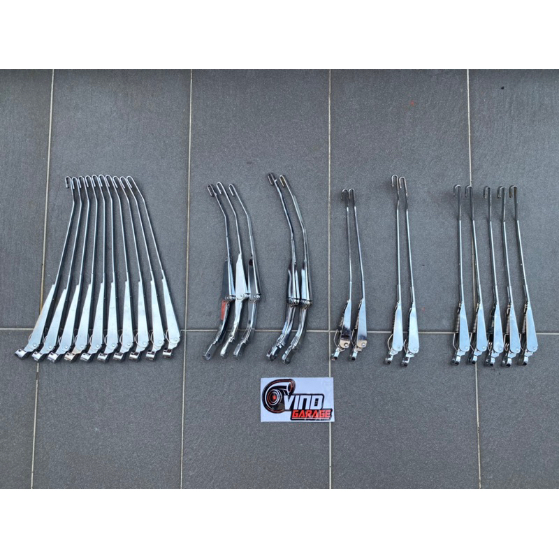 Wiper Arm Chrome Front Rear for Perodua Kancil, Kelisa, Viva, Kenari