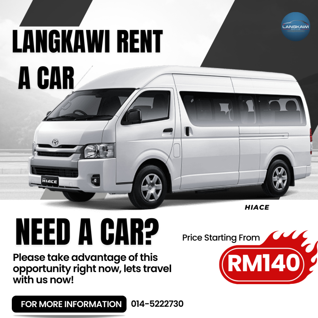 LANGKAWI CAR RENTAL(TOYOTA HIACE) Shopee Malaysia