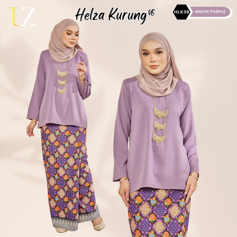 Gambar baju kurung Kurung Kedah Helza Batik