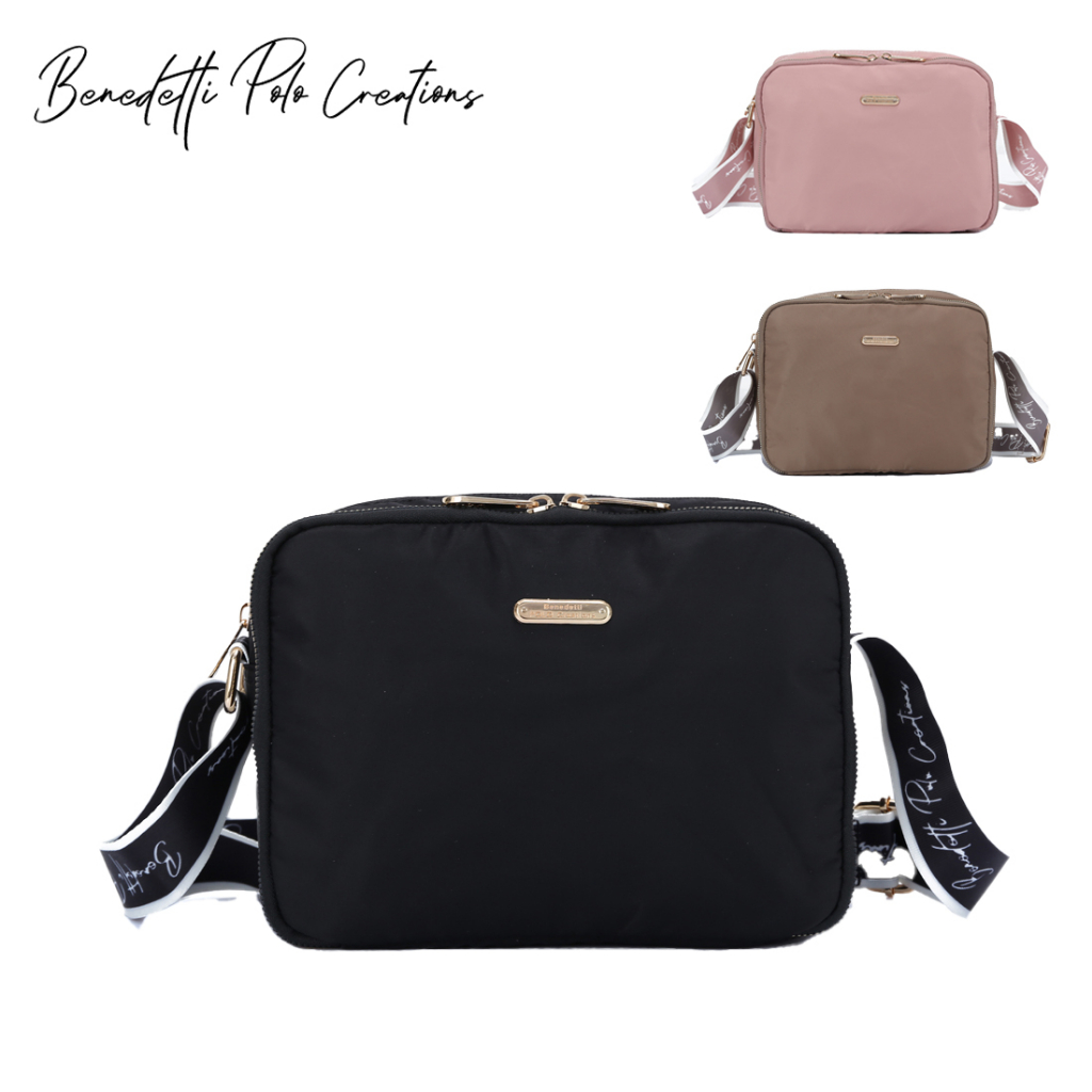 Benedetti POLO Creations Journey Nylon Crossbody Bag Shopee Malaysia