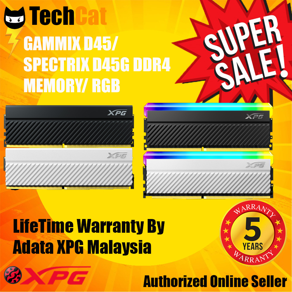 ADATA XPG GAMMIX D45 DDR4 Memory Module | SPECTRIX D45G DDR4 RGB Memory ...