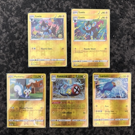 Pokemon TCG - Uncommon Reverse Holo - Electric - Yellow Border | Shopee  Malaysia