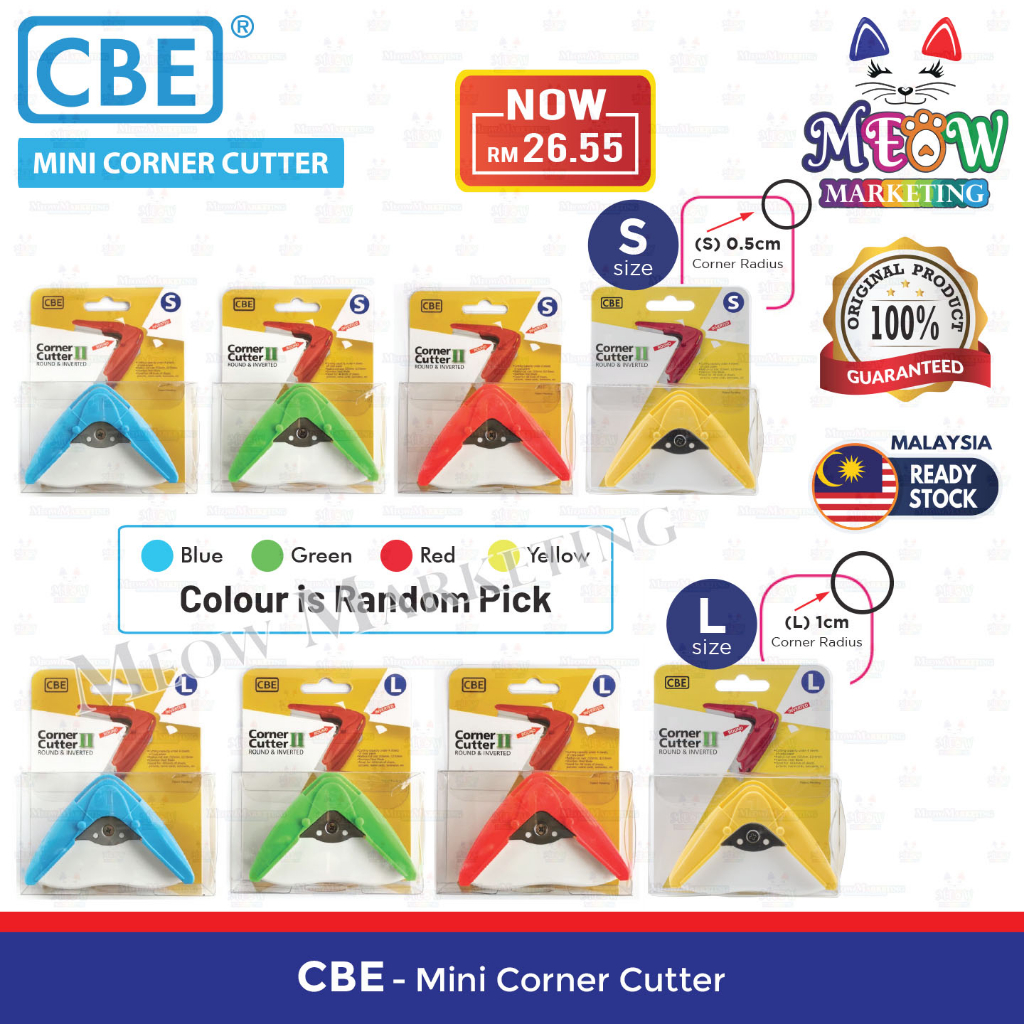 CBE Mini Corner Cutter - Small Size (21145) / Large Size(21146 ...