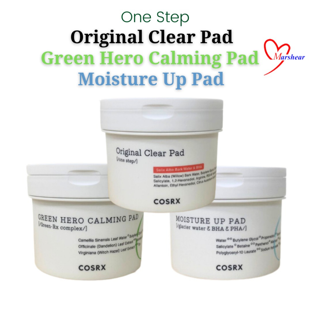 Cosrx Original Clear Pad / Moisture Up Pad / Green Hero Calming Pad Shopee Malaysia