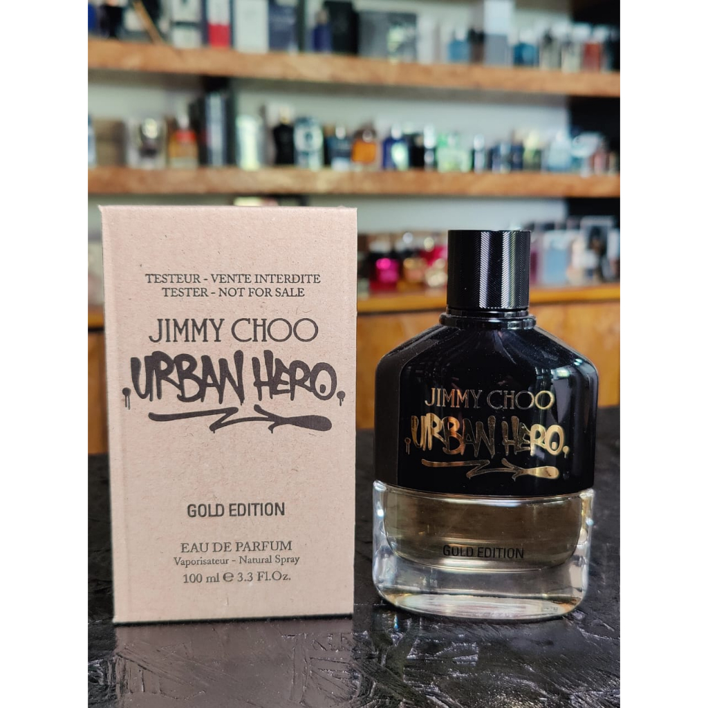 JIMMY CHOO URBAN HERO GOLD EDITION by Jimmy Choo EAU DE PARFUM SPRAY 3.3 OZ *TESTER