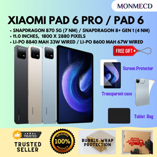 2023 XIAOMI Mi Pad 6 Tablet PC 11-inch 144Hz 2.8K Display Snapdragon 870