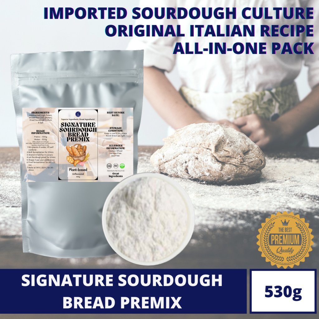 [PREMIX] Signature Sourdough Bread Premix 530grams (Bread flour