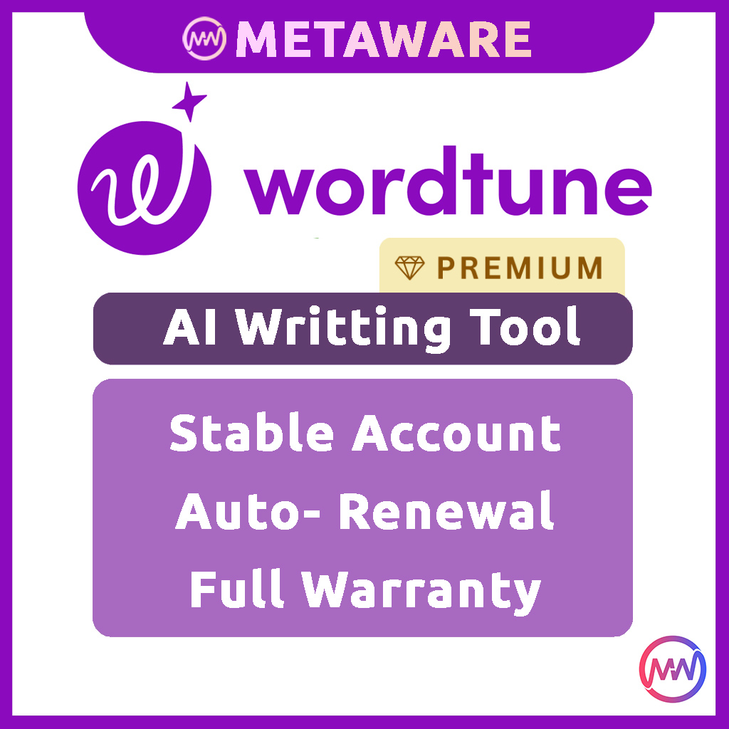 Wordtune Private/Shared Premium AI Writing Tool that Rewrites