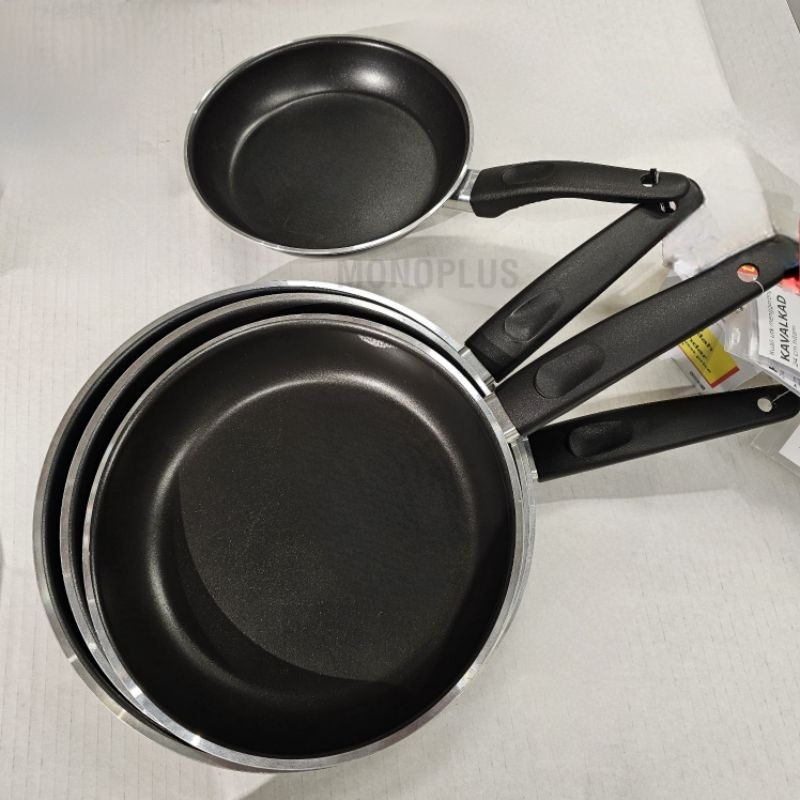 𝙍𝙚𝙖𝙙𝙮 𝙎𝙩𝙤𝙘𝙠 2pcs Ikea Kavalkad Frying Pan Non Stick PFOA Free Tidah