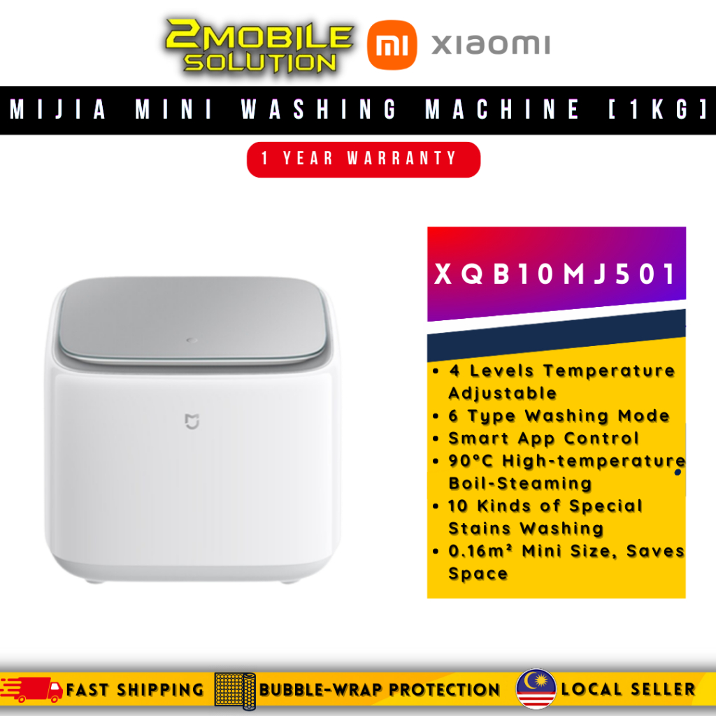 XIAOMI Mijia Mini Washing Machine [1KG] [4 Levels Temperature