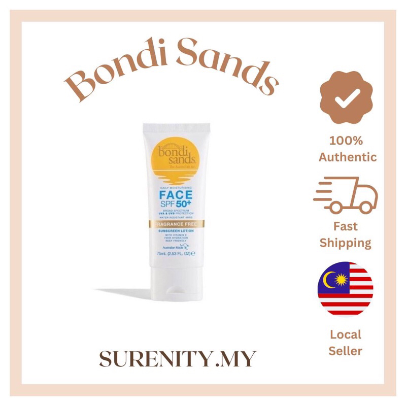 [Surenity] Bondi Sands Daily Moisturizing Face SPF50 Broad Spectrum