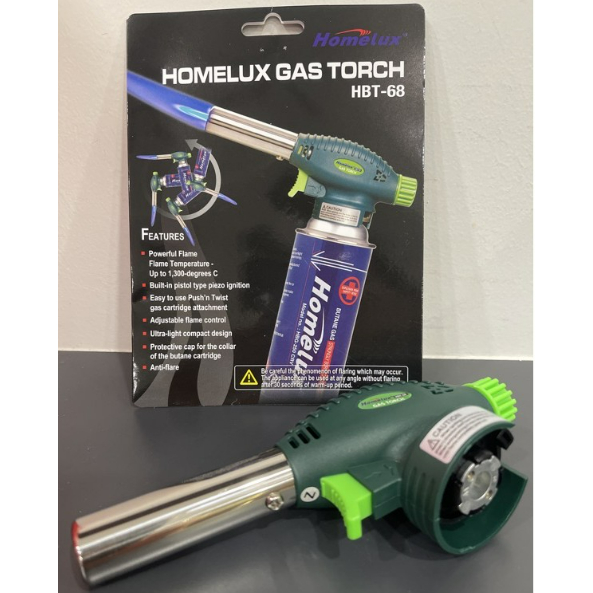 HOMELUX BUTANE GAS FIRE FLAME/GAS BBQ FIRE FLAME GUN/FIRE STARTER HBT