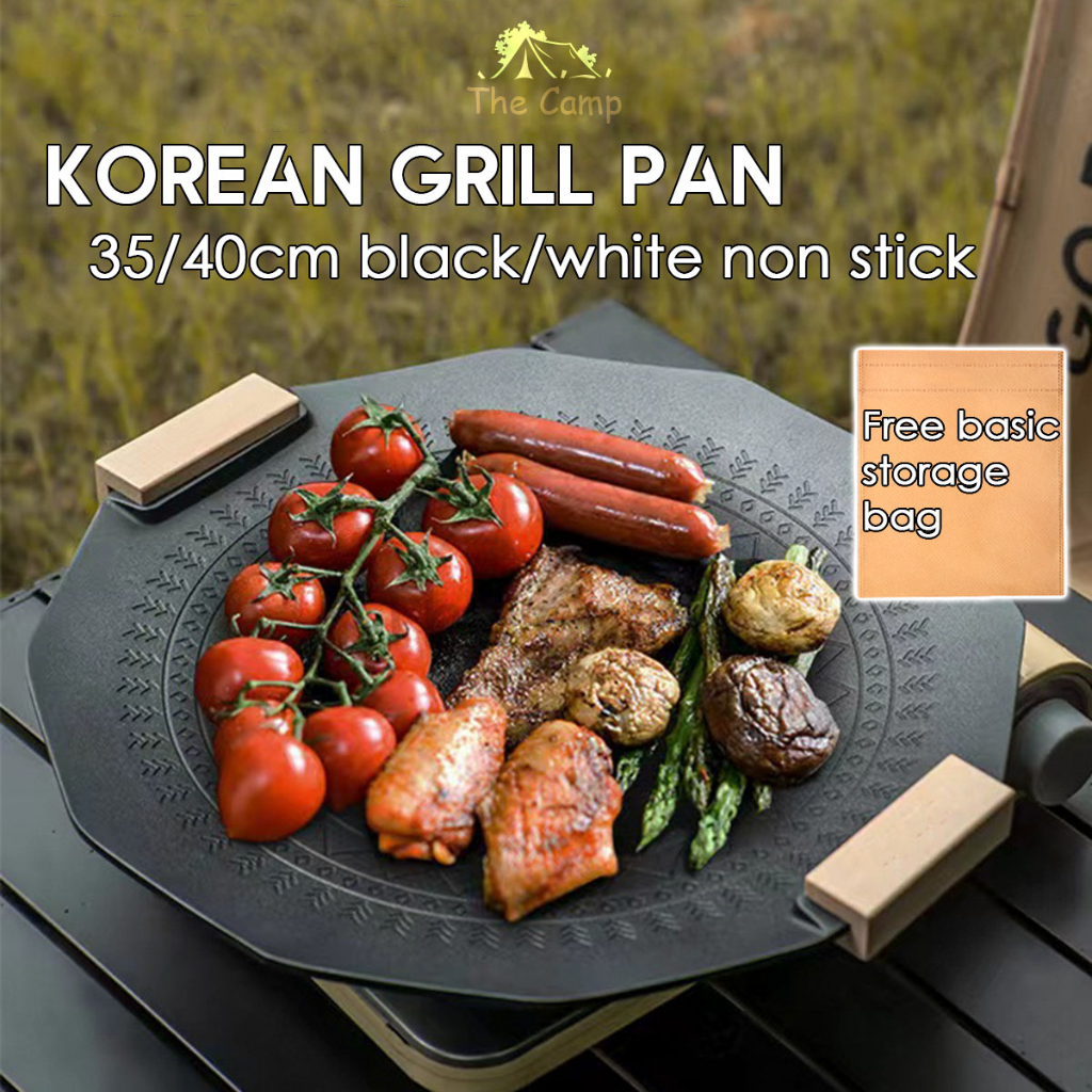 Non Stick Korean Grill Pan Korea BBQ Pan Maifan Stone Coating Coated