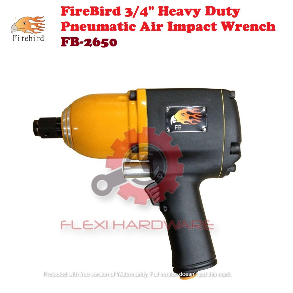 Firebird air deals impact wrench