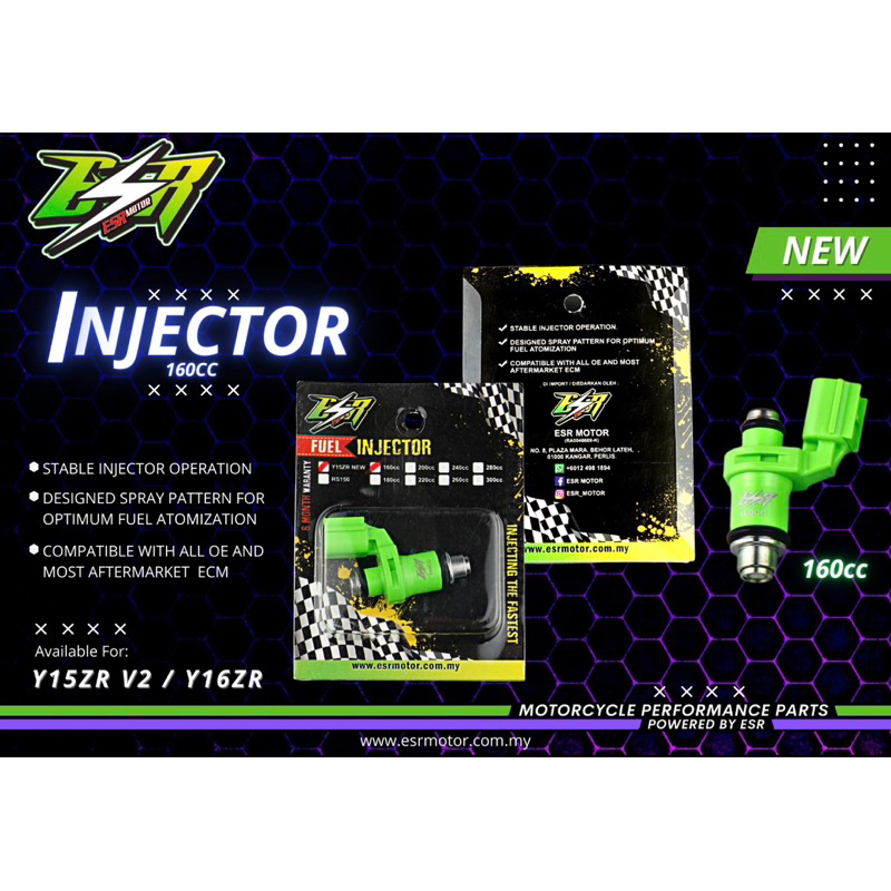 ESR MOTOR INJECTOR FOR Y15ZR & Rs150 Shopee Malaysia