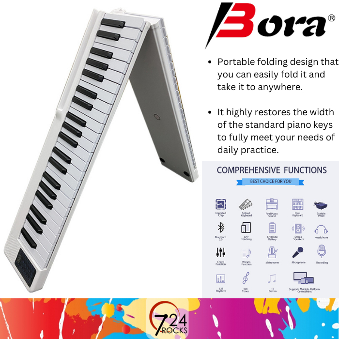Bora BR01 Folding Piano Portable Digital Piano 88 keys bora digital piano 88 keys digital piano