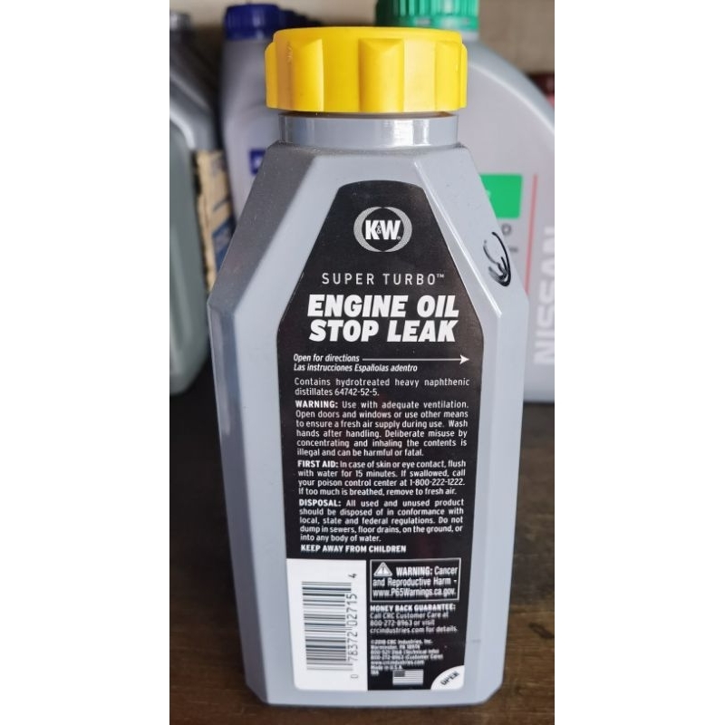 K&W ENGINE OIL STOP LEAK 443ML Shopee Malaysia