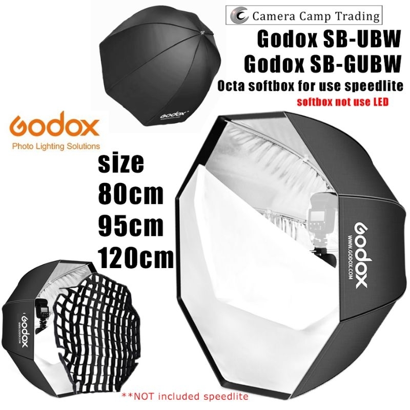 Softbox Octogonal Godox SB-GUBW80 80cm con Grid