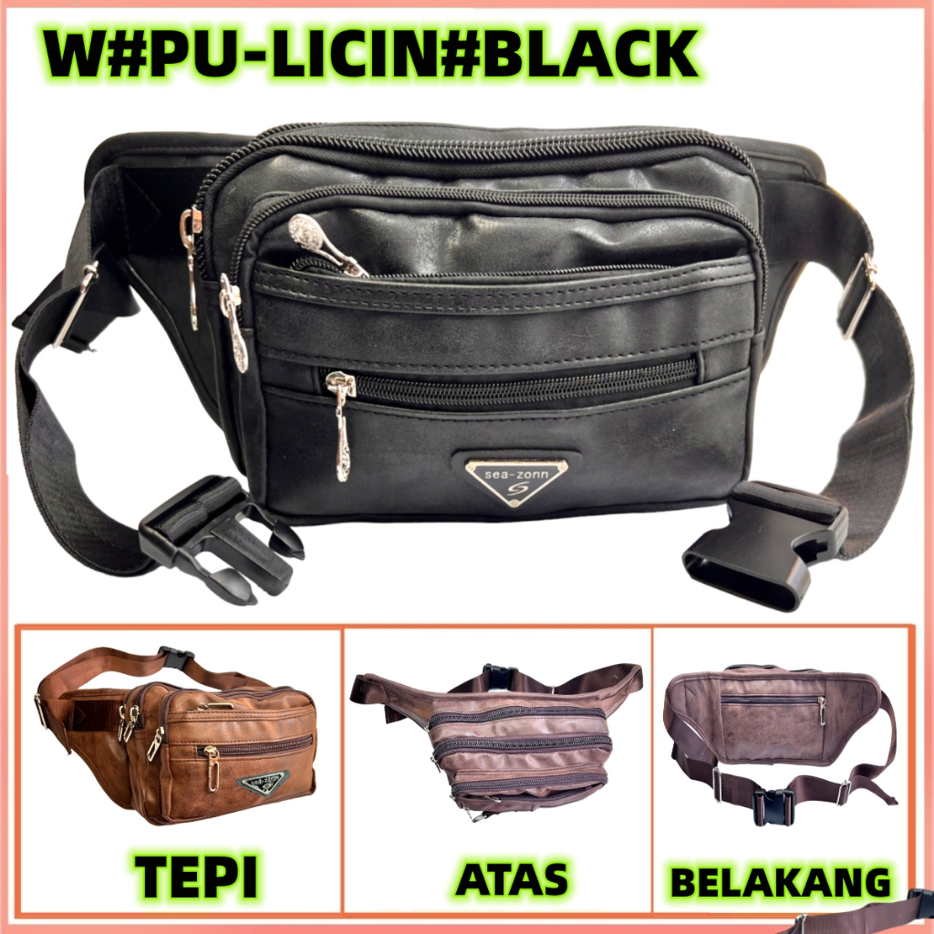 Ready Stock Waist Bag Waterproof Nylon Pouch Bag Men Chest Bag