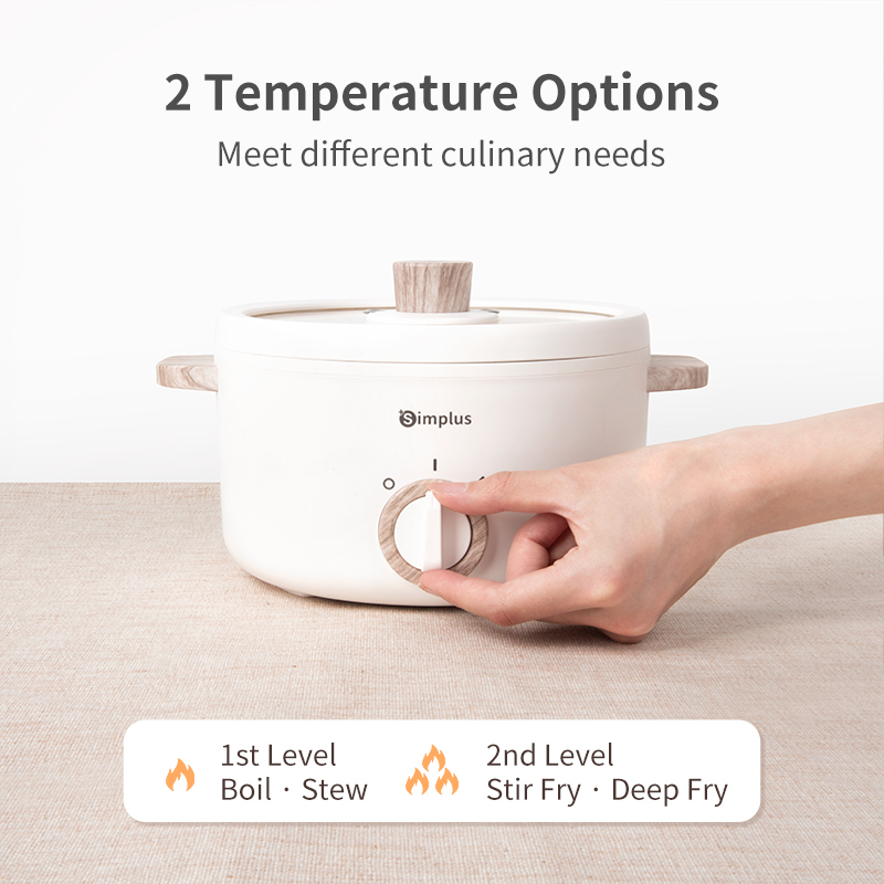 Simplus Ceramic Coating Multi Electric Cooker With Steamer (1.5L/300W ...