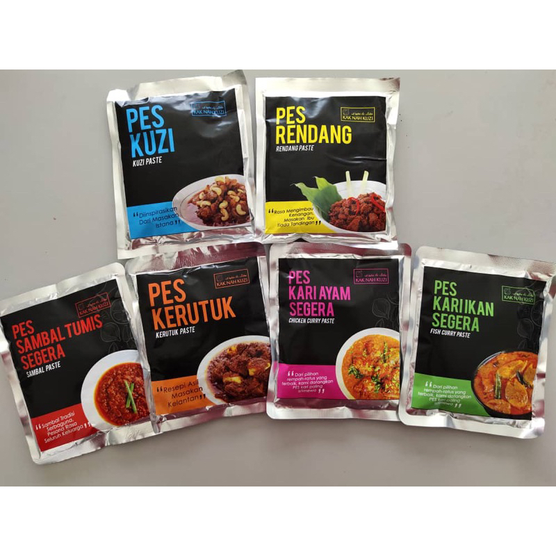 Rempah Kuzi Rendang Kari Pes Segera Ramadhan Hari Raya Shopee Malaysia