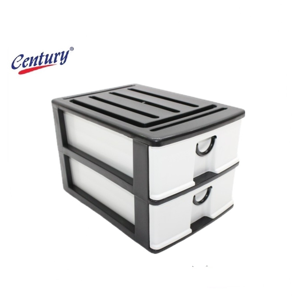Century Mini Drawer A4 2 TIER Drawer Desk Organzer Mini Rack Rak Kecil ...