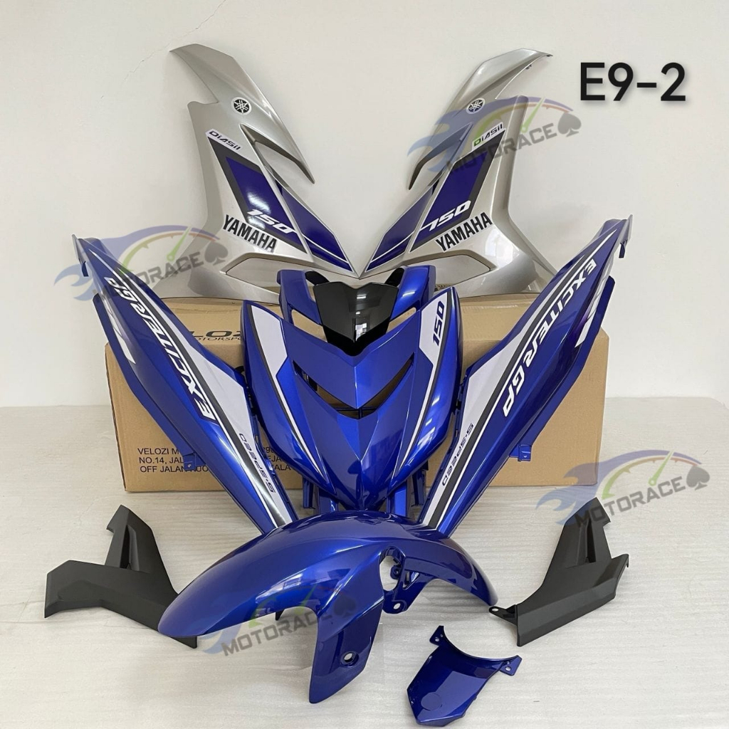 Velozi Racing Full Body Cover Set Y15zr Yamaha V1 V2 Exciter Gp 2015 Shopee Malaysia 9892