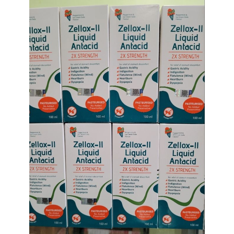 ZELLOX II LIQUID ANTACID SUGAR FREE 100ML Shopee Malaysia