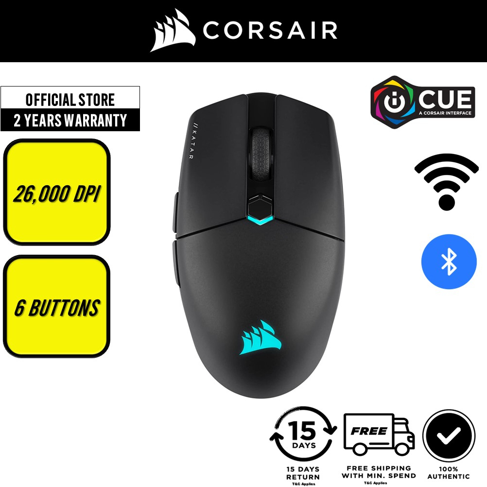 CORSAIR KATAR Pro / KATAR Elite Wired / Wireless / Bluetooth ...