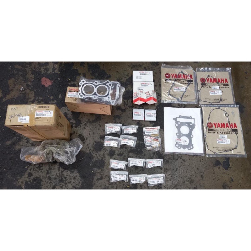 YAMAHA R25 CRANKSHAFT OVERHALL SET 100% ORIGINAL PART BLOCK FULL SET ...