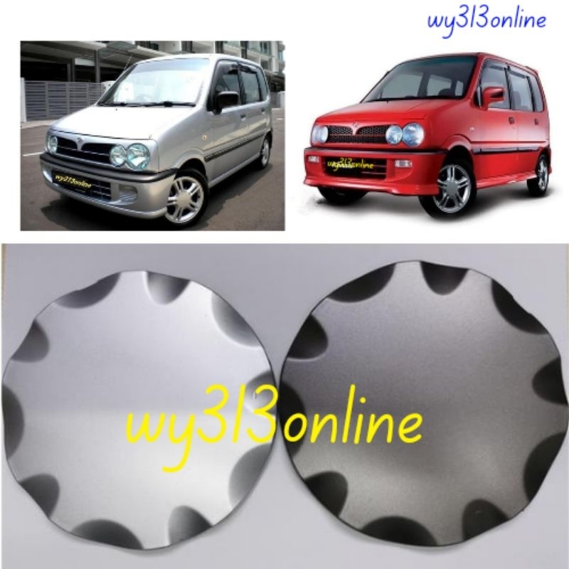 Perodua Kenari Rim Cap Wheel Cap Cover Silver Colour, Grey Colour (1pc ...