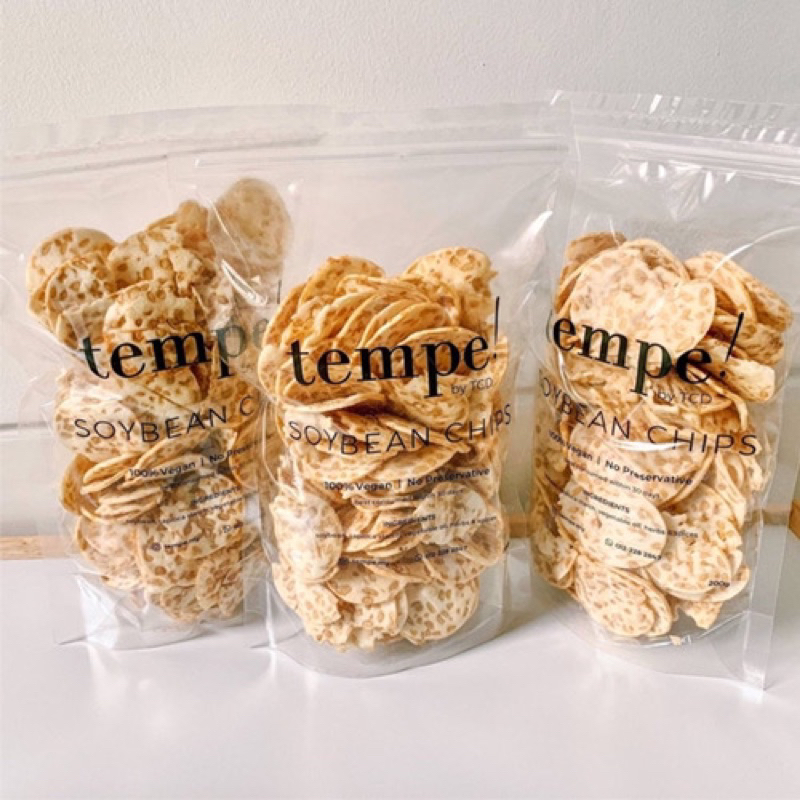 Kerepek Tempe chips healthy Diet soybeans chips by TCD Muslim Free