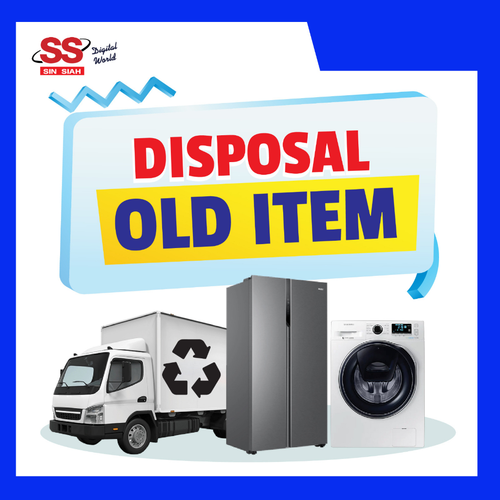 [JOHOR BAHRU ONLY] Disposal Serivce (Old fridge/Washer/TV) Shopee
