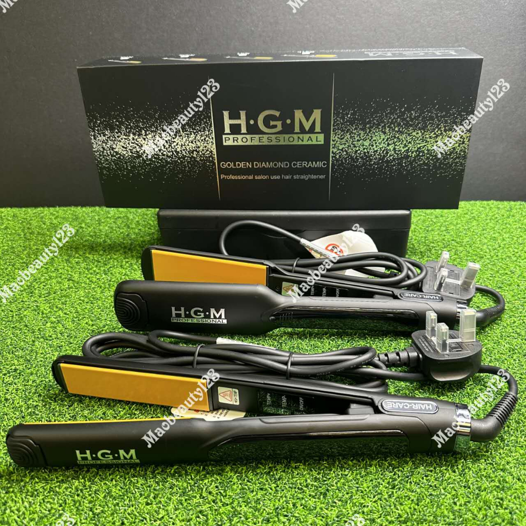 HGM Professional X33 X33L Golden Diamond Ceramic Hair Straightener