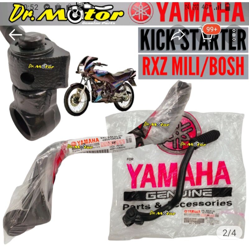 KICK STARTER STATIN ORIGINALMALAYSIA YAMAHA RXZ MILY/CATALYZER NGETAK